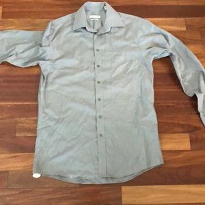 Joseph Abboud- Gray Button Down Shirt